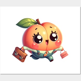 Cute Peach Posters and Art